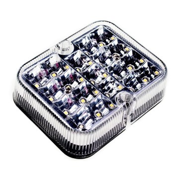 Lampă LED auto de marșarier SINGLE LED/1W/12V IP67 argintie