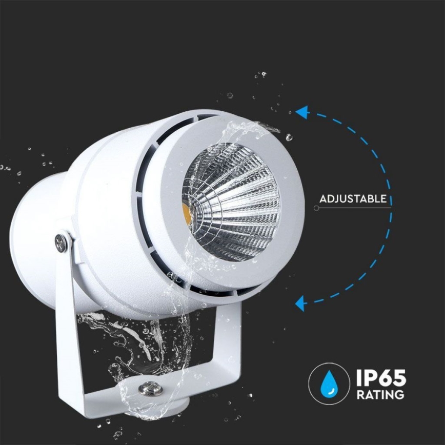 Lampă LED de exterior LED/12W/100-240V IP65 3000K alb