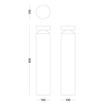 Lampă LED de exterior Philips LAVEN LED/6W/230V 2700K IP44