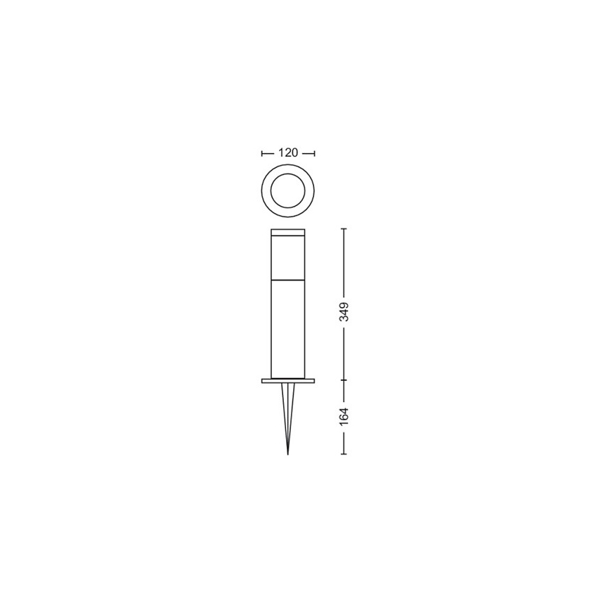 Lampă LED de exterior GARDENLINK LED/24W/230V 2700K IP44 Philips