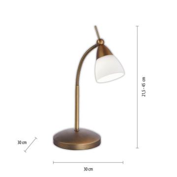 Lampă LED de masă dimabilă PINO 1xG9/3W/230V alămie Paul Neuhaus 4001-11