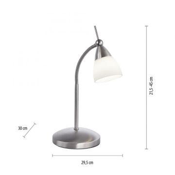 Lampă LED de masă dimabilă PINO 1xG9/3W/230V crom mat Paul Neuhaus 4001-55