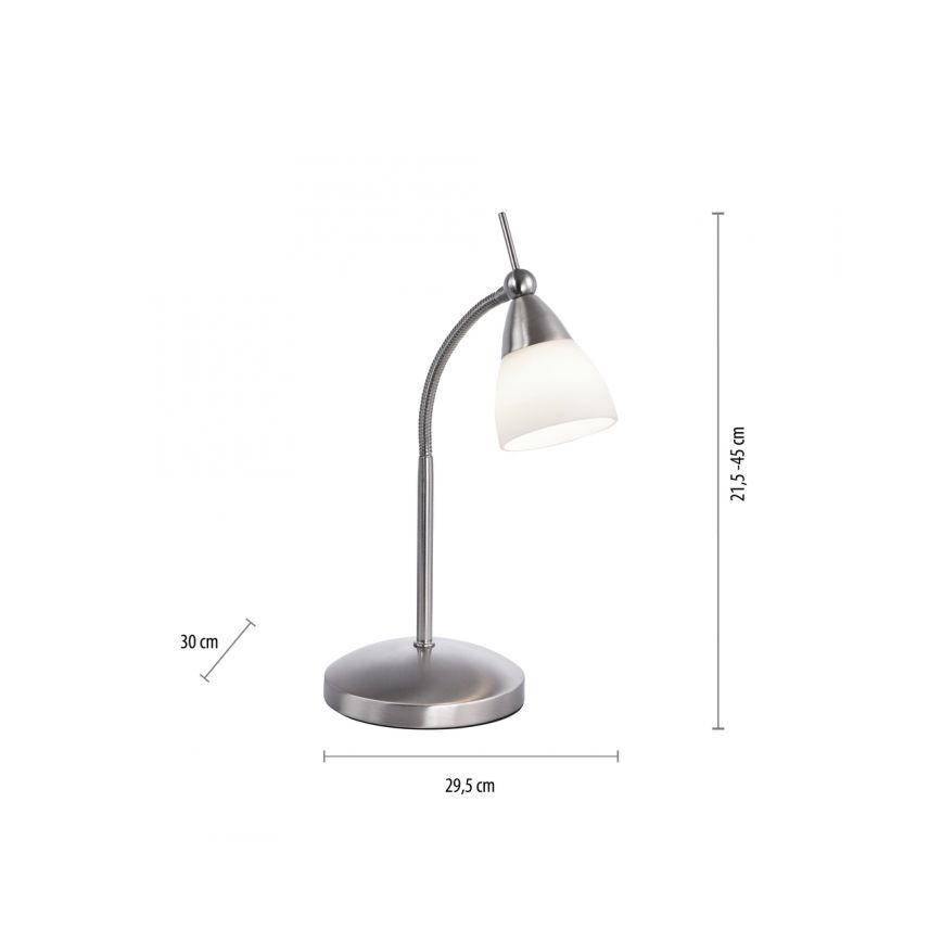 Lampă LED de masă dimabilă PINO 1xG9/3W/230V crom mat Paul Neuhaus 4001-55