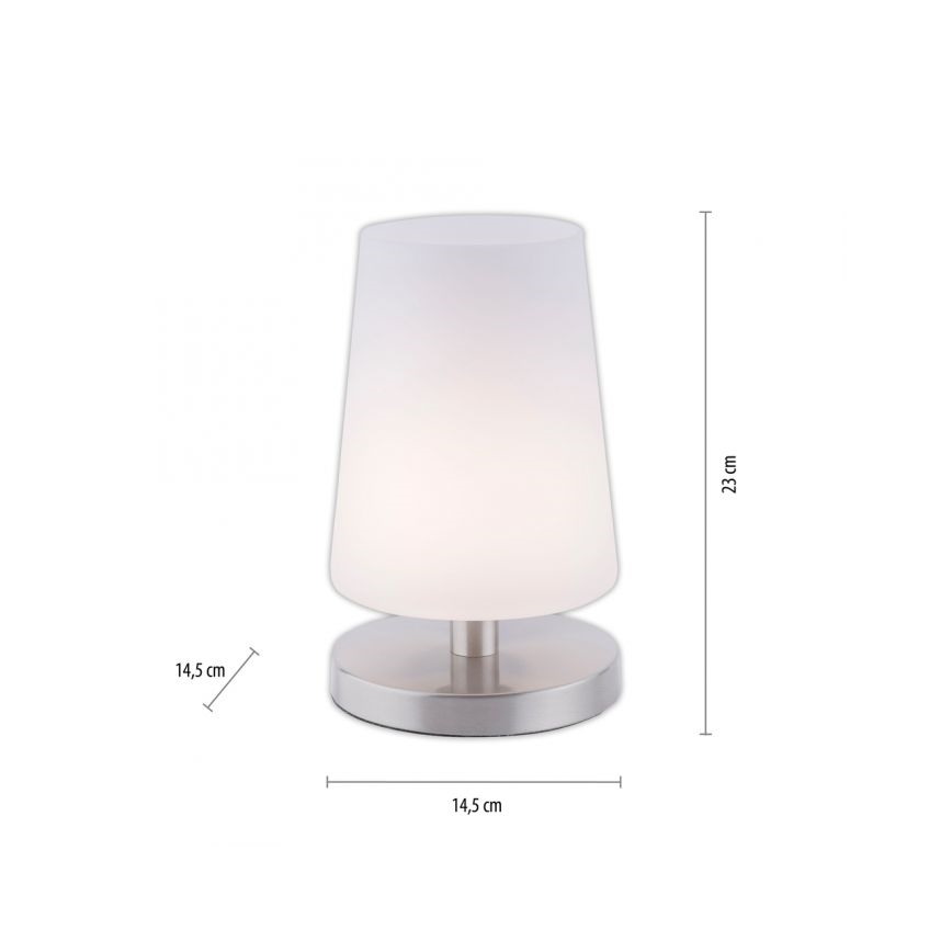 Lampă LED de masă dimabilă tactilă SONJA 1xG9/3W/230V crom mat Paul Neuhaus 4146-55