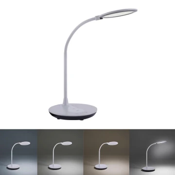 Lampă LED de masă dimabilă tactilă cu încărcare fără fir ASTRID LED/5W/230V 3000/4000/5500K + USB Leuchten Direkt 14416-18