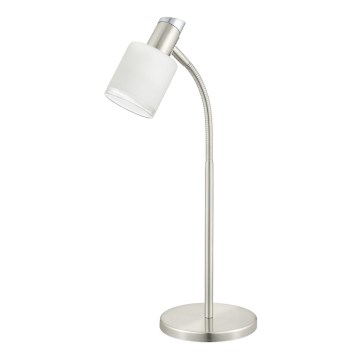 Lampă LED de masă Eglo MY CHOICE 1xE14/4W/230V crom/alb