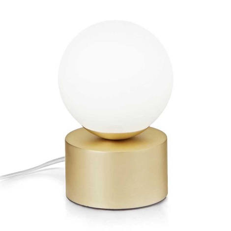 Lampă LED de masă Ideal Lux PERLAGE 1xG9/3W/230V auriu/alb
