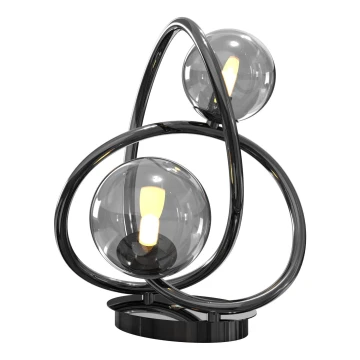 Lampă LED de masă NANCY Wofi 8014-205 2xG9/3,5W/230V negru/crom