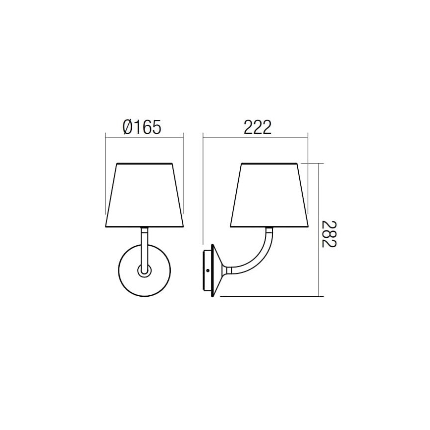 Lampă LED de perete de exterior GIORGIO LED/7W/230V IP65 negru Redo 9125