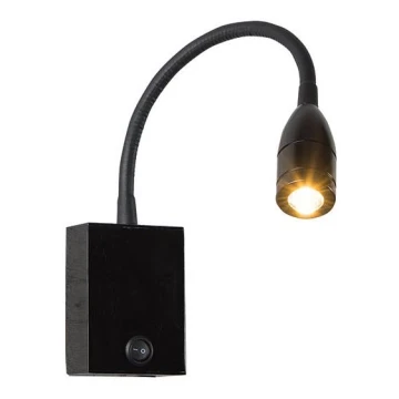 Lampă LED de perete LED/3W/230V negru Zambelis H32