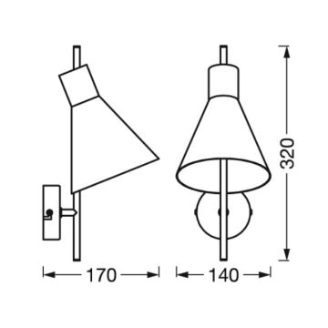 Lampă LED de perete Ledvance DECOR TOKIO LED/5W/230V