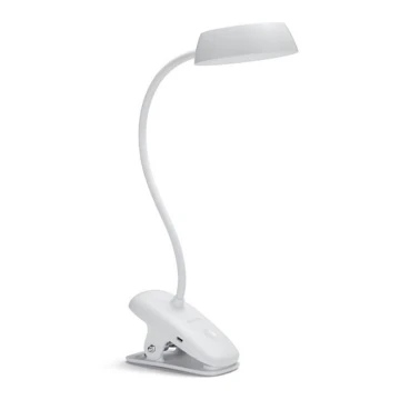 Lampă LED dimabilă cu clemă DONUTCLIP LED/3W/5V albă CRI 90 Philips