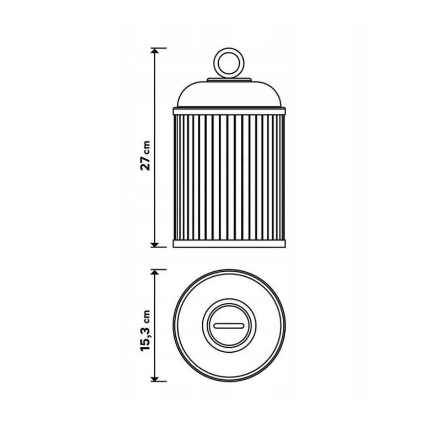 Lampă LED dimabilă de exterior CANARI LED/2W/5V IP44