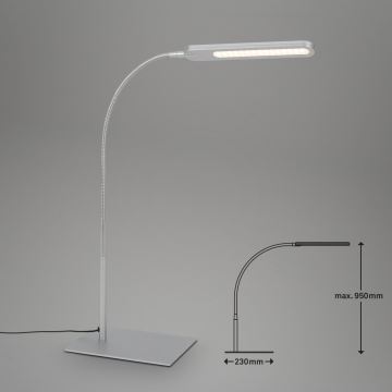 Lampă LED flexibilă tactilă dimabilă de masă Briloner 7389-014 SERVO LED/8W/230V 3000/4000/6500K