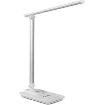 Lampă LED dimabilă de masă cu USB LED/9W/230V 3000K/4000K/5500K alb