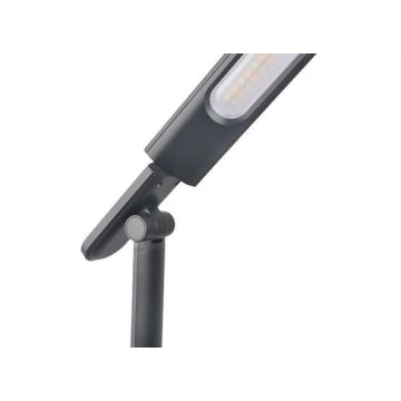 Lampă LED dimabilă de masă cu USB LED/9W/230V 3000K/4000K/5500K negru