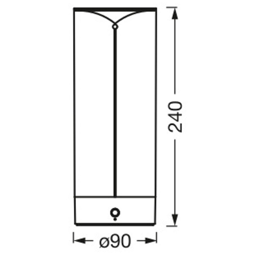 Lampă LED tactilă dimabilă de masă DECOR FILAMENT LED/1,2W/5V 1000 mAh Ledvance