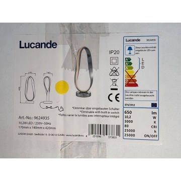 Lampă LED dimabilă de masă XALIA LED/10,2W/230V Lucande