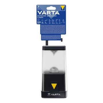 Lampă LED dimabilă de tabără OUTDOOR AMBIANCE LED/3xAA Varta 18666101111