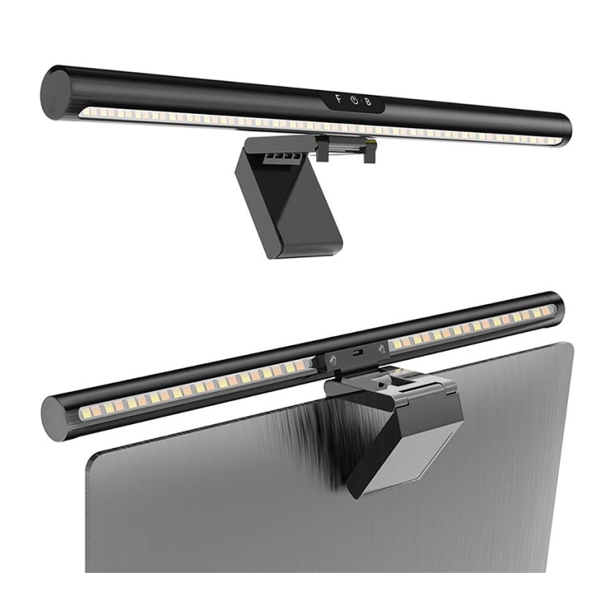 Lampă LED dimabilă pentru monitor LED/5W/5V 3000/4000/5000/6000K 42 cm negru