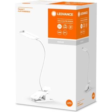 Lampă LED dimabilă tactilă de masă Ledvance PANAN LED/5,2W/5V 1000 mAh