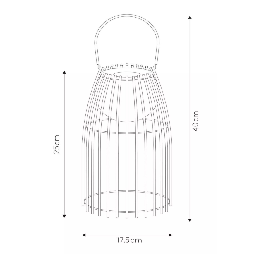 Lampă LED dimabilă tactilă Lucide 06801/01/43 FJARA LED/0,3W/230V IP44