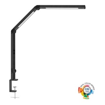 Lampă LED flexibil tactilă dimabilă de masă LED/12W/230V 3000/4000/5000/6500K CRI 92 negru