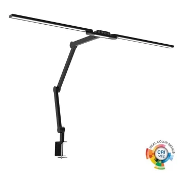 Lampă LED flexibilă tactilă dimabilă de masă LED/24W/230V 3000-6500K CRI 92 negru