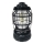 Lampă LED portabilă dimabilă de drumeții 3xLED/3W/3xAA IPX4 negru