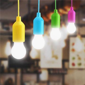 Lampă LED portabilă LED/1W/3xAAA albastră