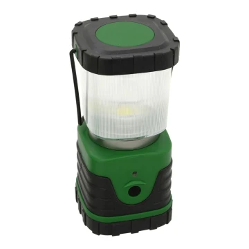 Lampă LED portabilă LED/3xLR20 IP44 neagră/verde