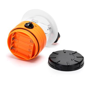 Lampă LED portabilă pentru drumeții Aigostar LED/4xAA portocaliu