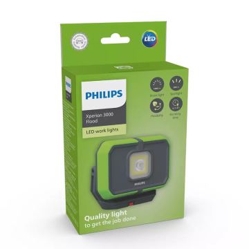 Lampă LED reîncărcabilă dimabilă de lucru Philips X30FLX1 LED/10W/3,7V 1000 lm 4400 mAh IP65