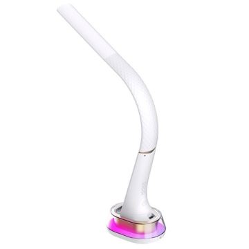 Lampă LED RGB dimabilă de masă cu încărcare fără fir CORELLA LED/7W/12/230V alb