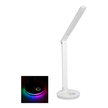 Lampă LED RGB reîncărcabilă de masă cu funcție de acumulator extern LED/12W/5V 2800-6000K alb
