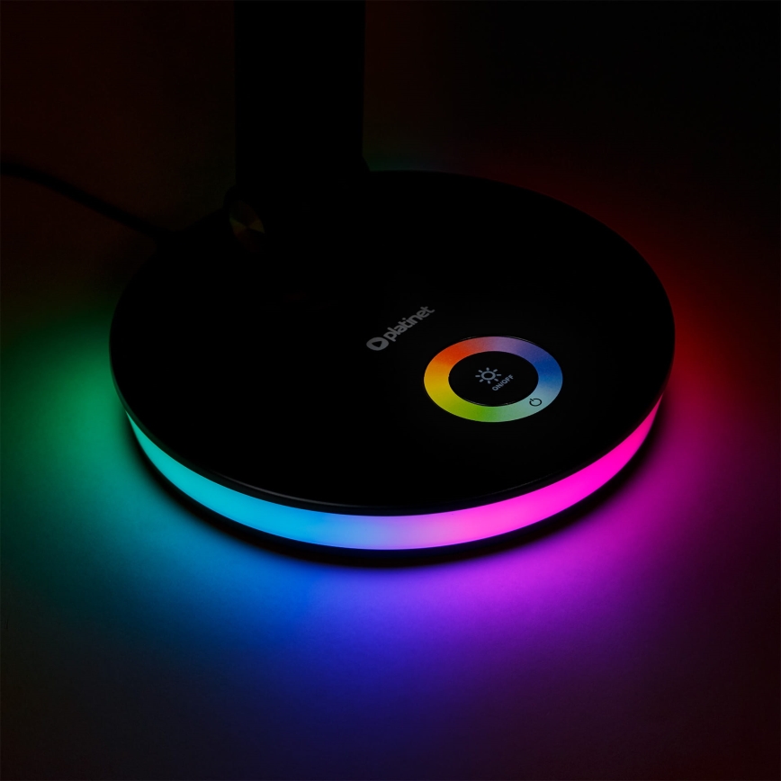 Lampă LED RGB reîncărcabilă de masă cu funcție de acumulator extern LED/12W/5V 2800-6000K alb