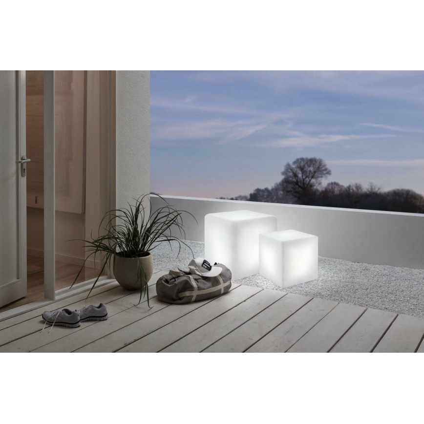 Lampă LED RGBW dimabilă de exterior Eglo 31053 1xE27/9W/230V 30 cm IP65