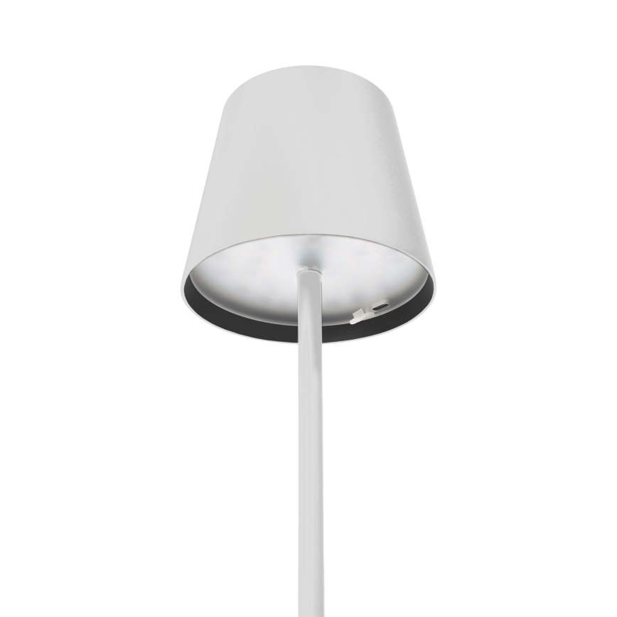 Lampă LED RGBW reîncărcabilă dimabilă de exterior LED/4W/4000 mAh 3000/4000/5500K IP44 alb