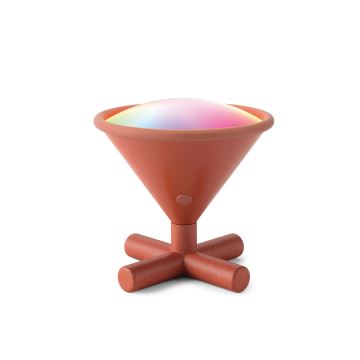 Lampă LED RGBW reîncărcabilă dimabilă de masă Nanoleaf UMBRA CONO LED/2,4W/5V 2700-6500K maro