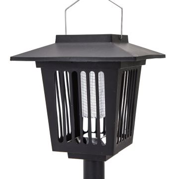 Lampă LED solară cu capcană pentru insecte Aigostar LED/0,03W/1,2V 55,2cm negru 6500K IP44