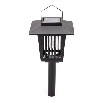 Lampă LED solară cu capcană pentru insecte Aigostar LED/0,03W/1,2V 55,2cm negru 6500K IP44