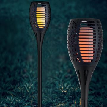 Lampă LED solară de exterior FUEGO BIG LED/1,2V IP44