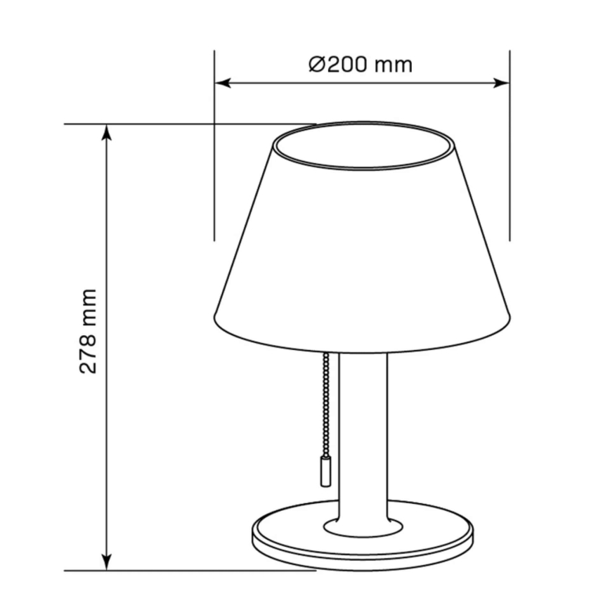 Lampă LED solară dimabilă VIOLA LED/3,7V IP44