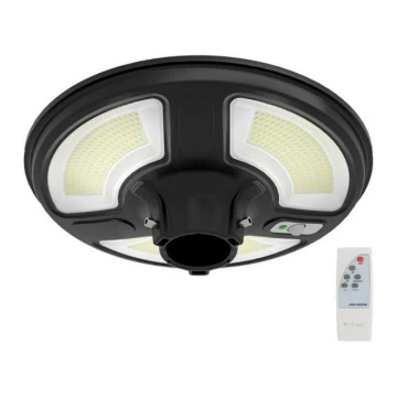 Lampă LED solară stradală cu senzor LED/10W/3,2V IP65 4000K + telecomandă