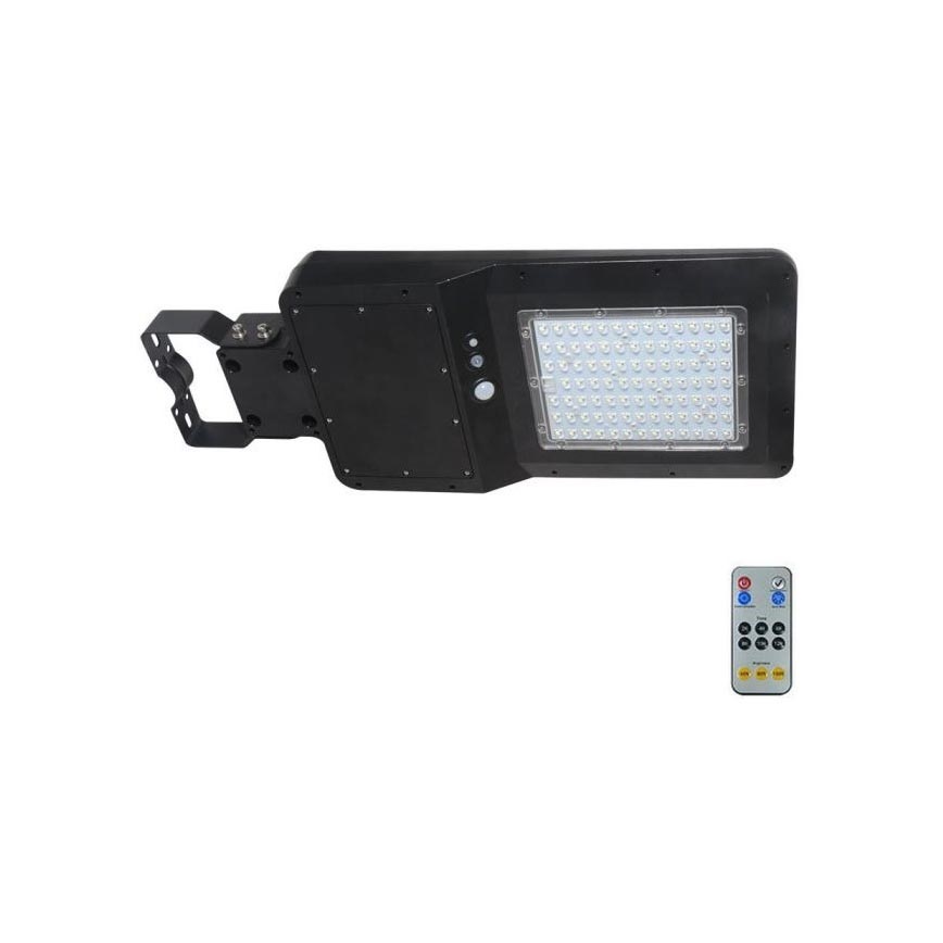 Lampă LED stradală solară cu senzor LED/40W/9,6V IP65 4000K + telecomandă