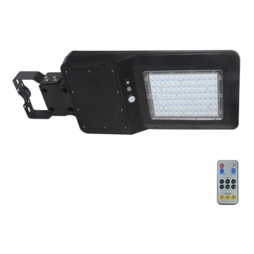 Lampă LED stradală solară cu senzor LED/40W/9,6V IP65 6000K + telecomandă