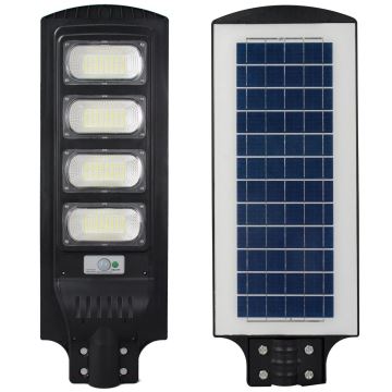 Lampă LED stradală solară cu senzor LED STREET LED/15W/3,2V IP65 + telecomandă