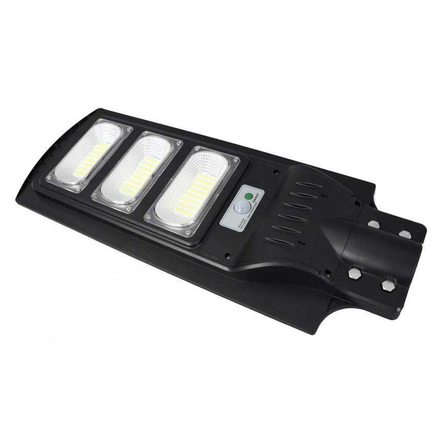 Lampă LED stradală solară cu senzor STREET 3xLED/9W/3,2V IP65 + telecomandă