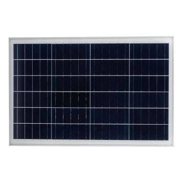 Lampă LED stradală solară dimabilă LED/50W/6,4V 4000K IP65 + telecomandă