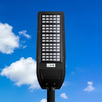 Lampă LED stradală solară VIA 200W/20000 mAh 3,2V 6000K IP54 + telecomandă